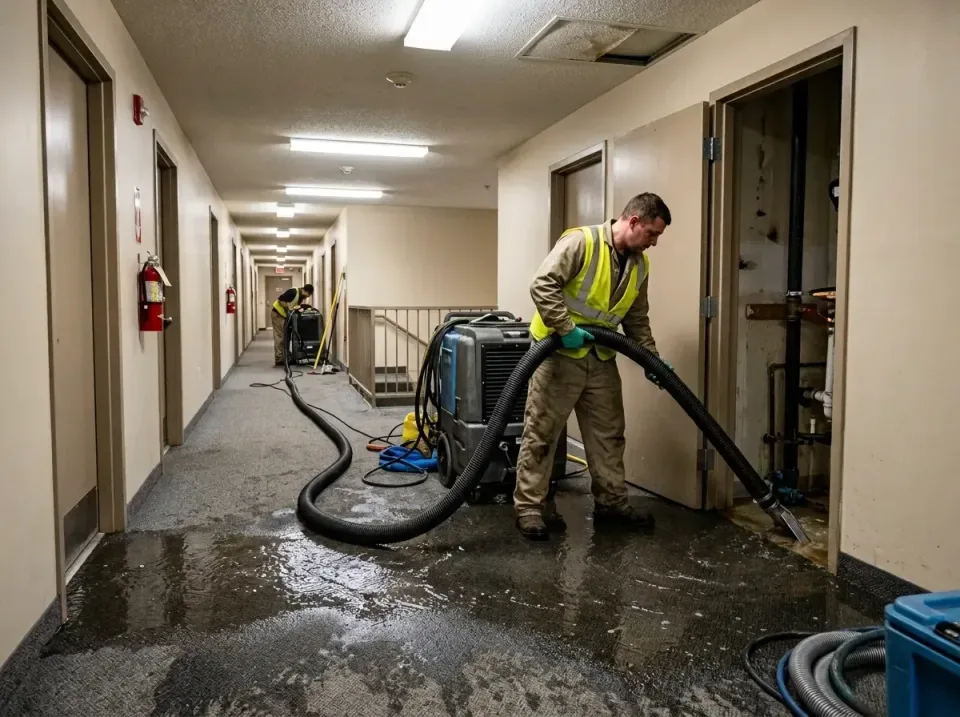 multi-unit-apartment-hallway-f-005 — frequently asked questions, Emergency Burst Pipe Water Extraction & Removal in San Manu…